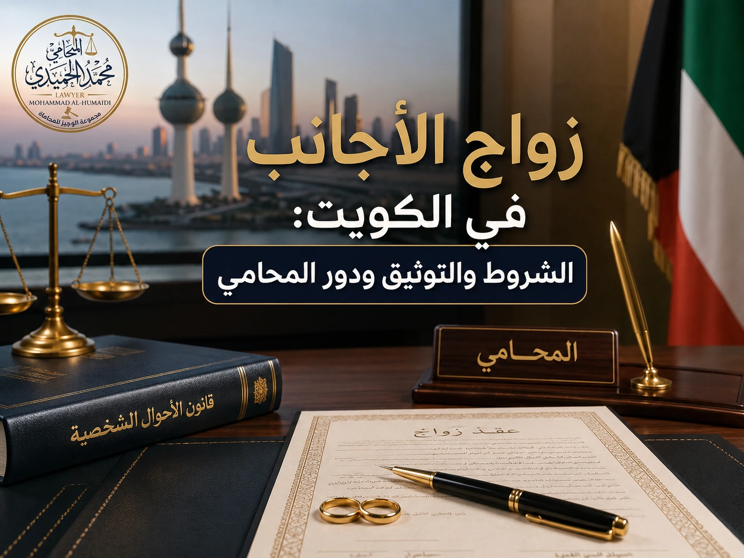 زواج الأجانب في الكويت: الشروط والتوثيق ودور المحامي