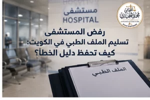 رفض المستشفى تسليم الملف الطبي في الكويت: كيف تحفظ دليل الخطأ؟