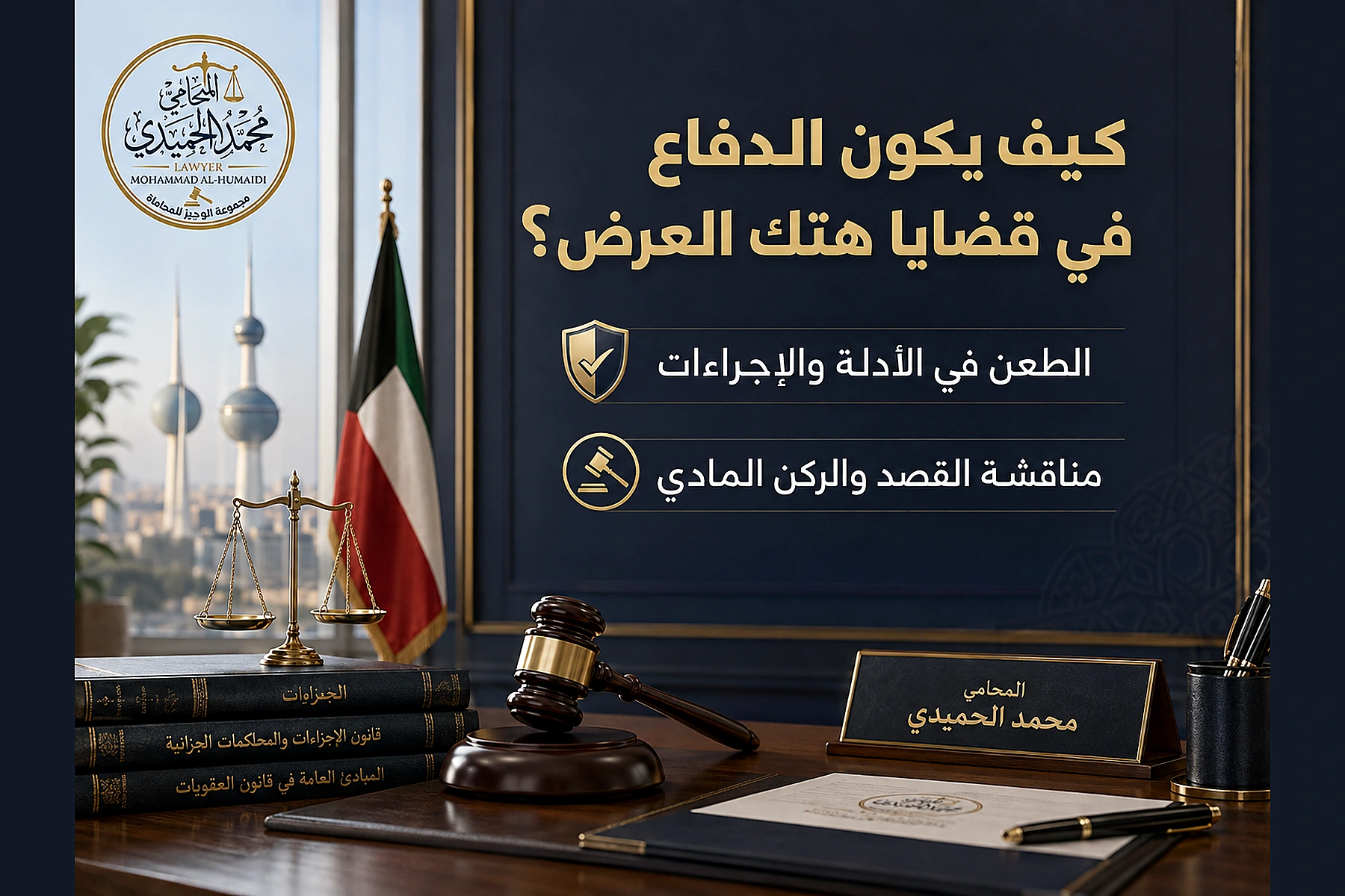 الدفاع في قضايا هتك العرض بالكويت