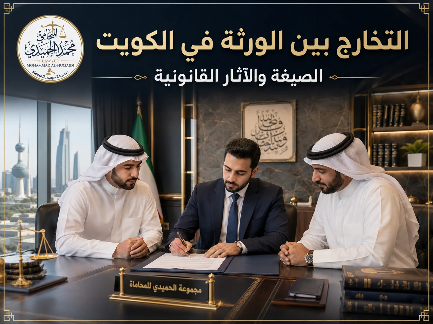 التخارج بين الورثة في الكويت الصيغة والآثار