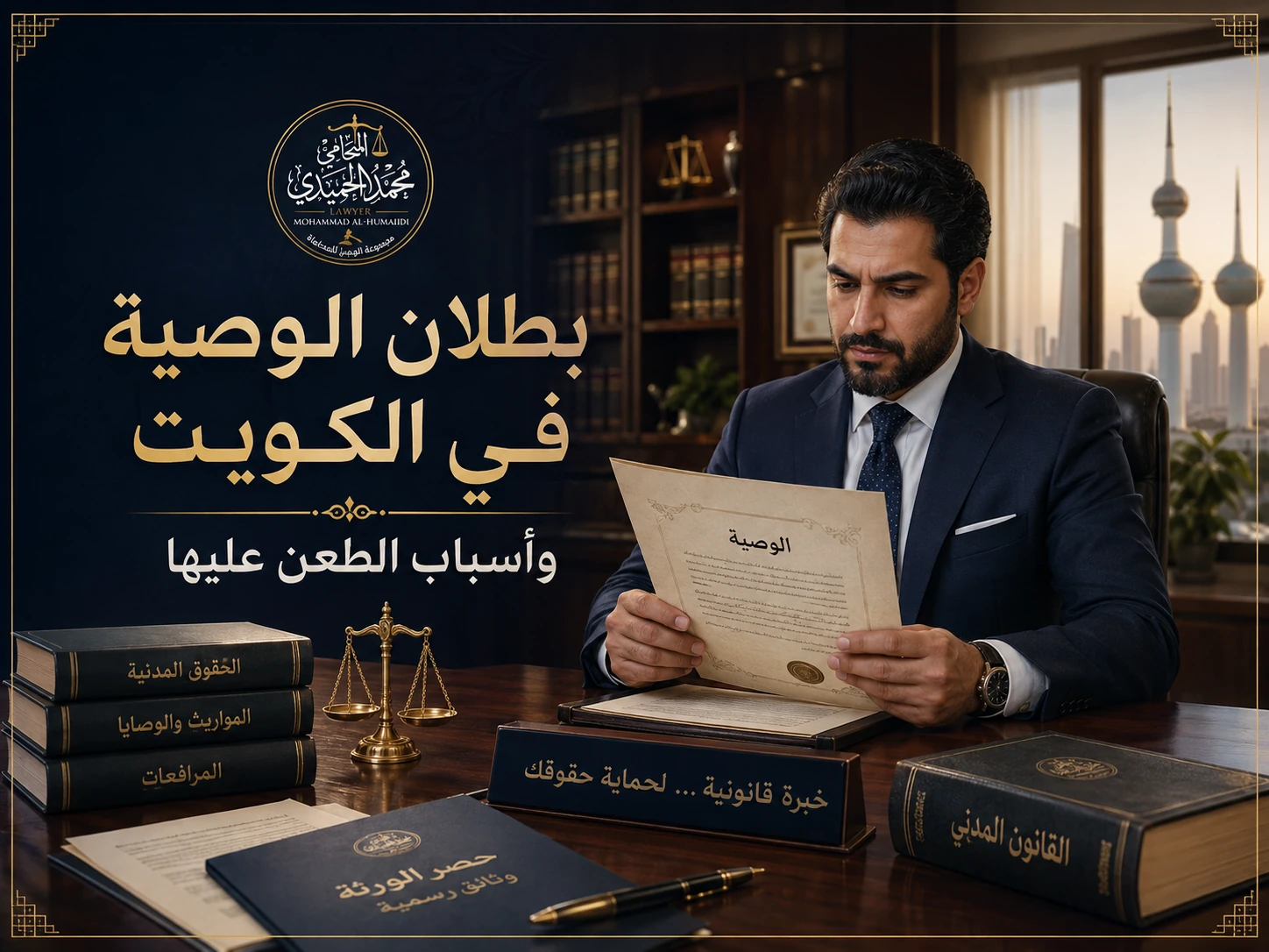 بطلان الوصية في الكويت وأسباب الطعن عليها