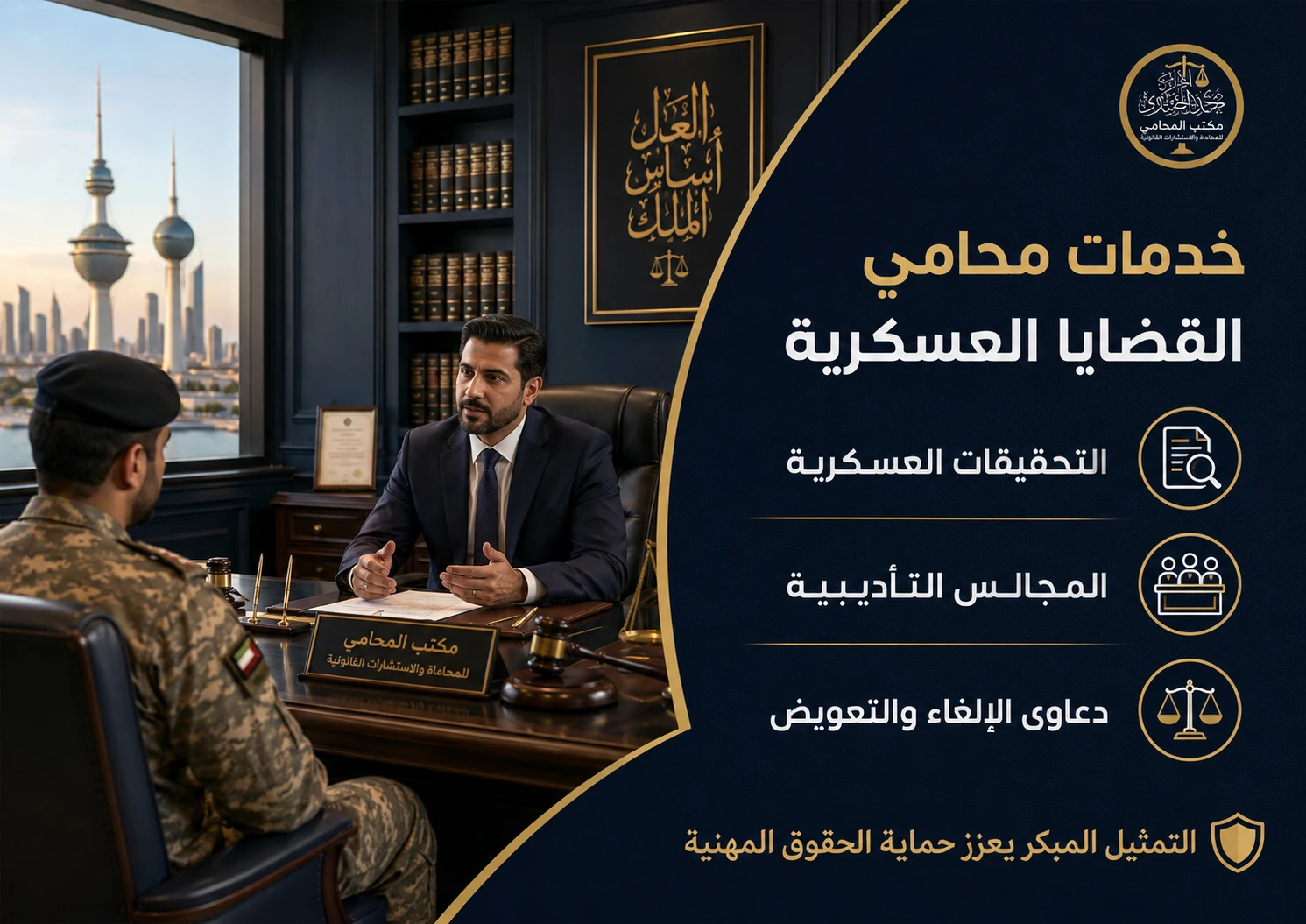 خدمات محامي القضايا العسكرية
