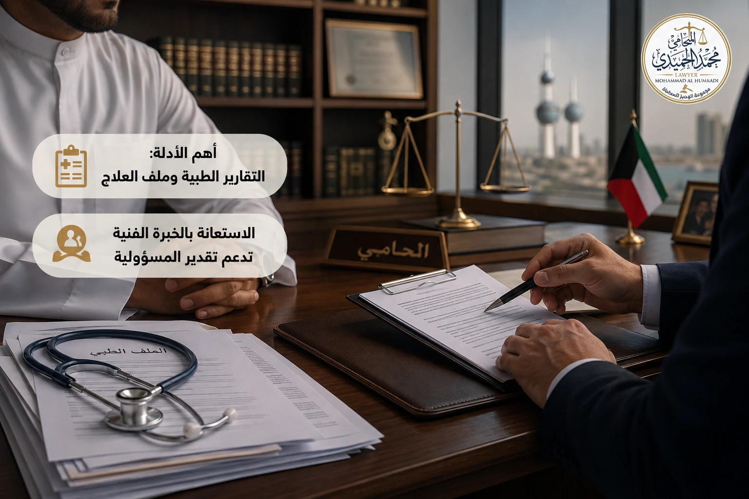 خطأ التشخيص الطبي في الكويت ومتى يستحق المريض التعويض؟ - معلومات التعويض