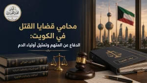 محامي قضايا القتل في الكويت: الدفاع عن المتهم وتمثيل أولياء الدم