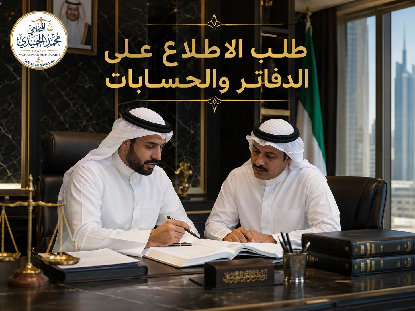 طلب الاطلاع على الدفاتر والحسابات