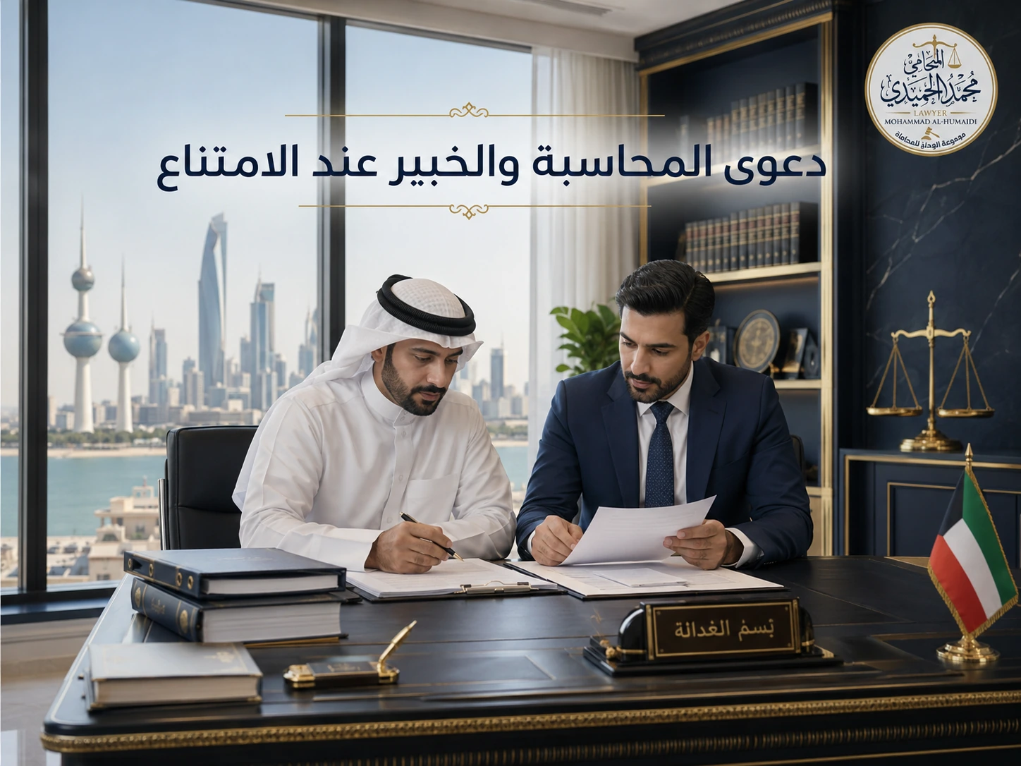 دعوى المحاسبة والخبير عند الامتناع