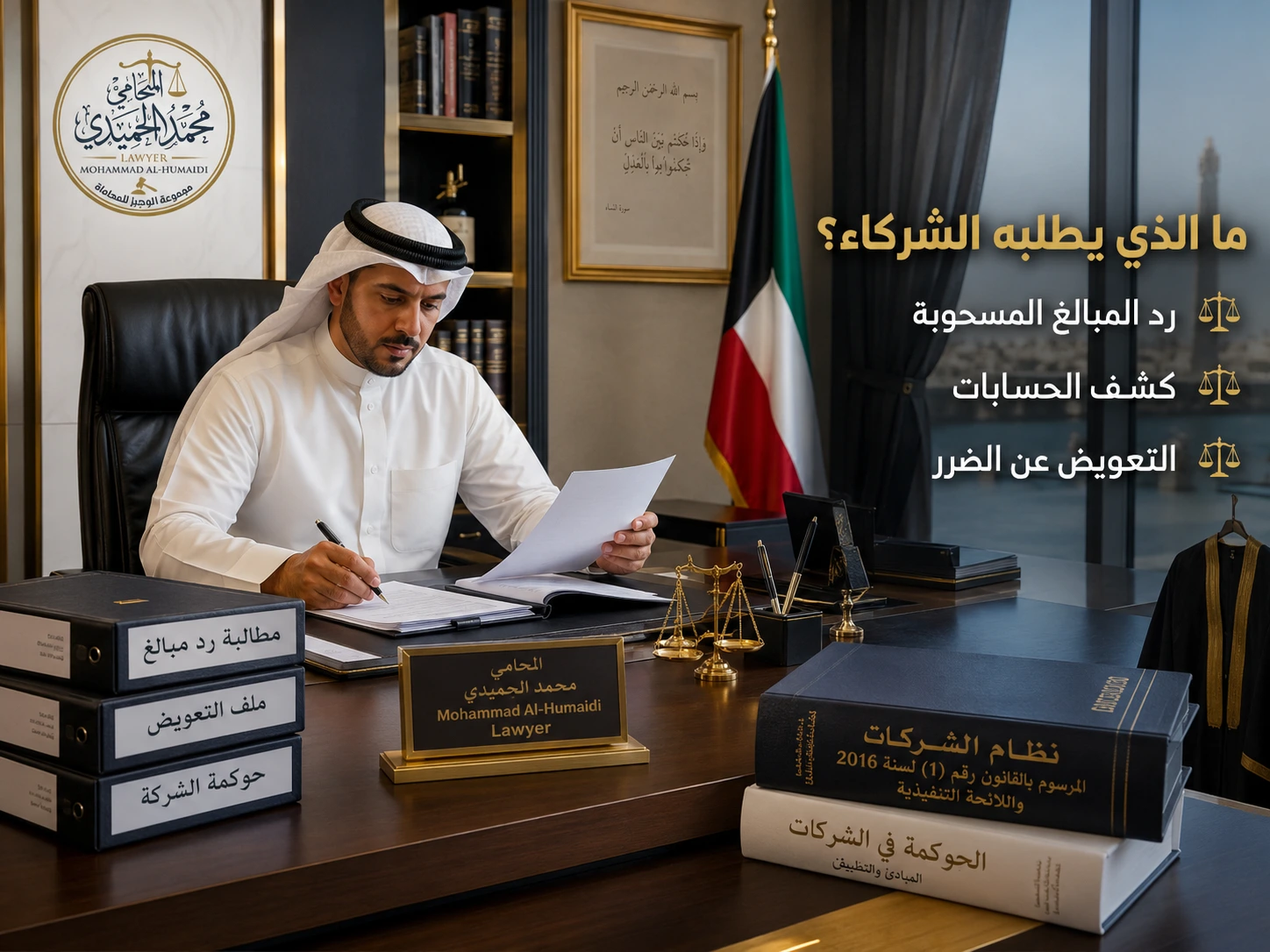 رد الأموال والتعويض عن سحب أموال الشركة
