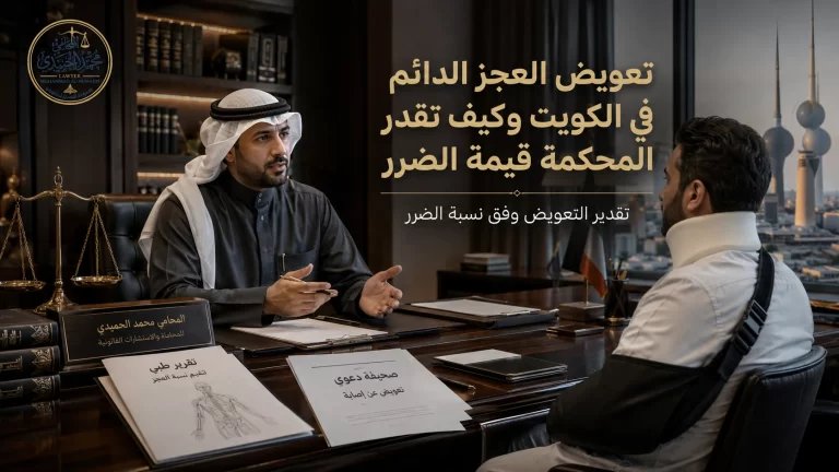 تعويض العجز الدائم في الكويت وكيف تقدر المحكمة قيمة الضرر