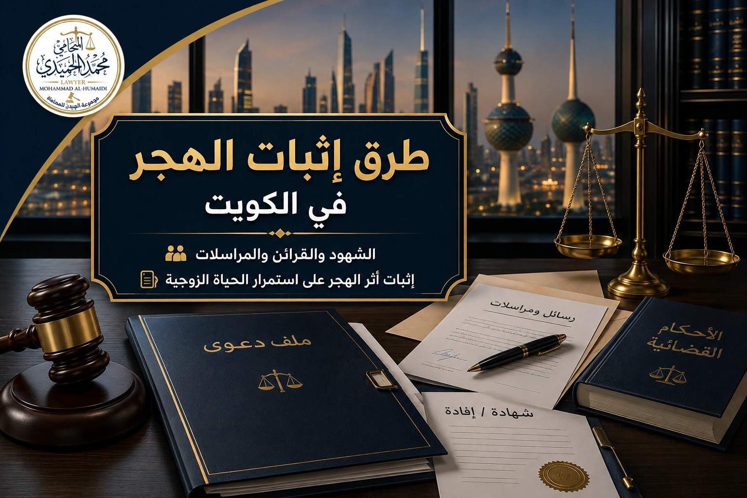 طرق إثبات الهجر والضرر في الكويت