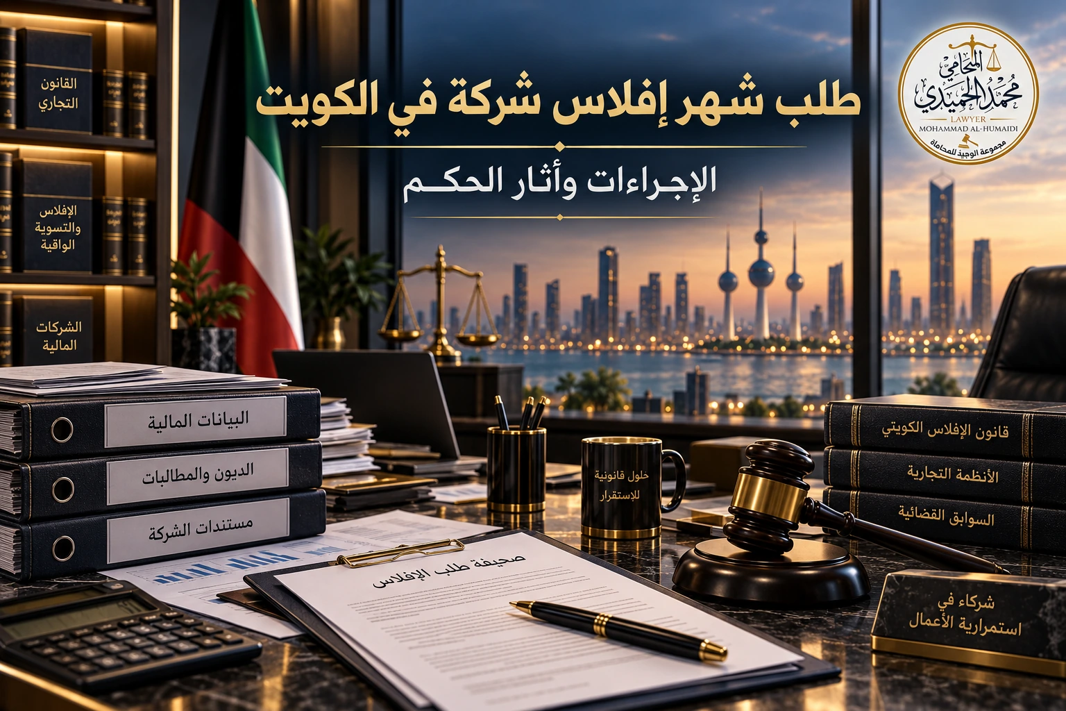 طلب شهر إفلاس شركة في الكويت: الإجراءات وآثار الحكم