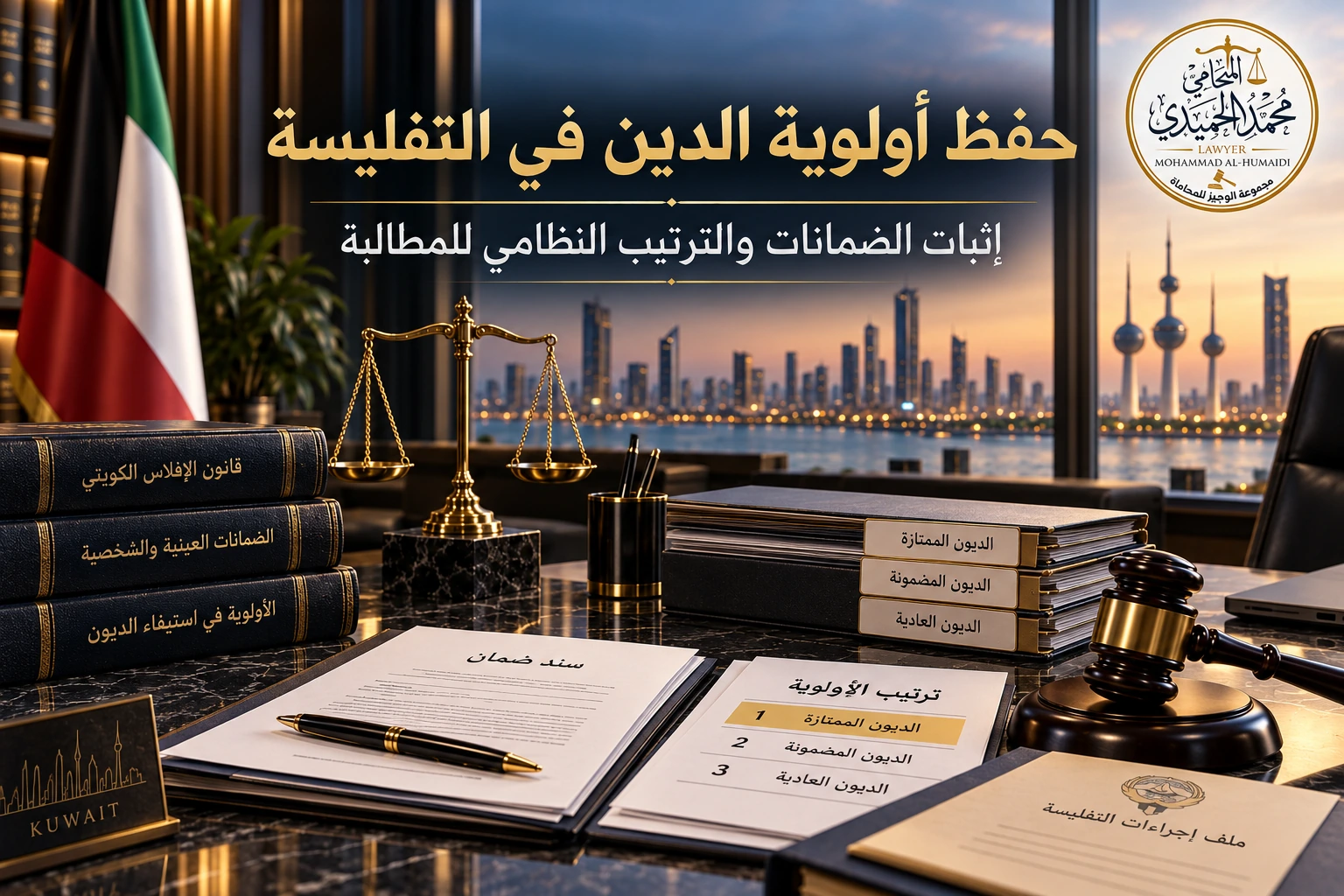 حفظ أولوية الدين في الإفلاس بالكويت