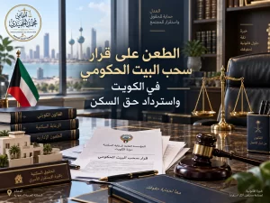 الطعن على قرار سحب البيت الحكومي في الكويت واسترداد حق السكن