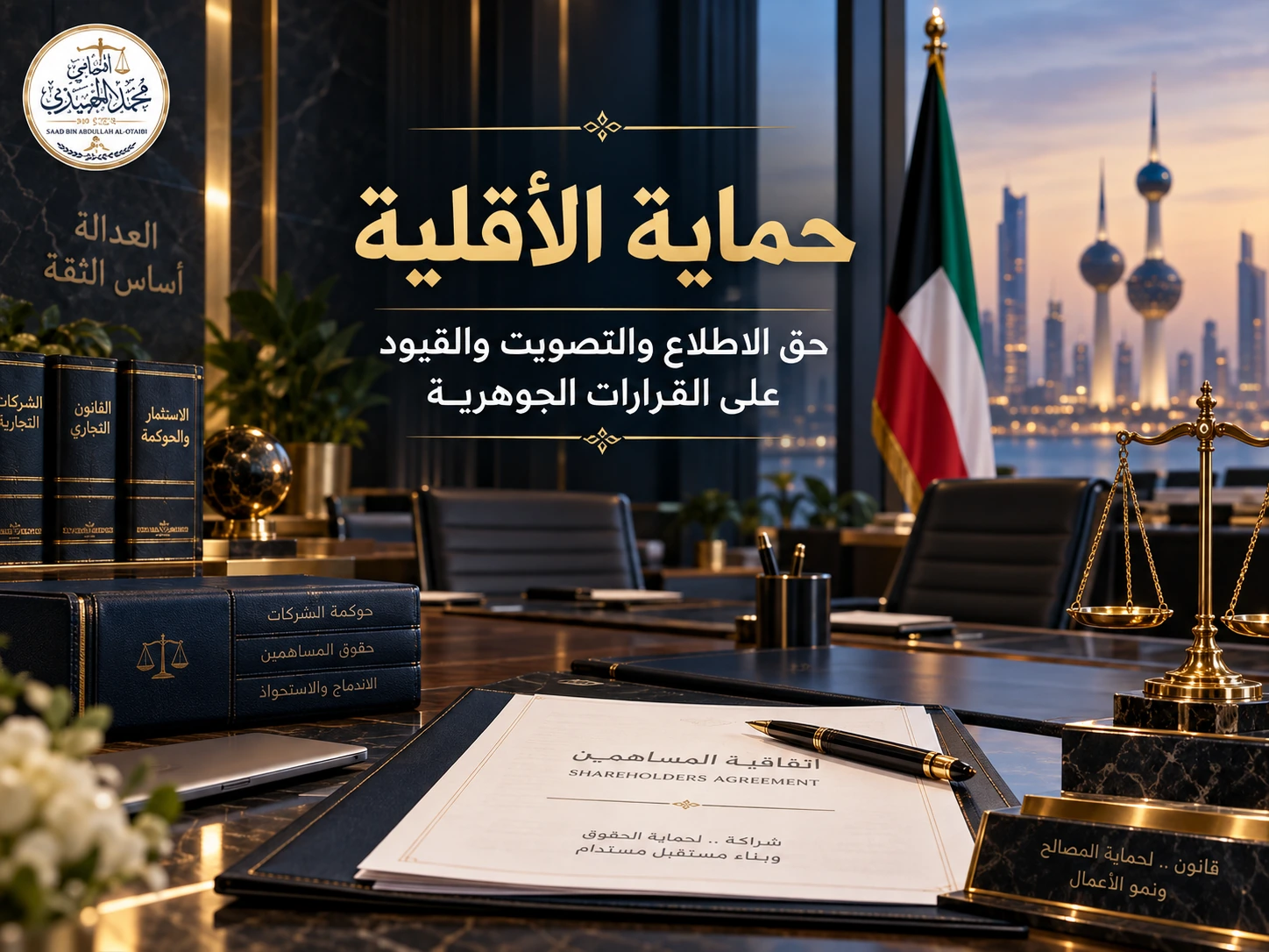 صياغة اتفاقية المساهمين في الكويت: حماية الأقلية وحل نزاعات الشركاء 3 حماية الأقلية في اتفاقية المساهمين بالكويت