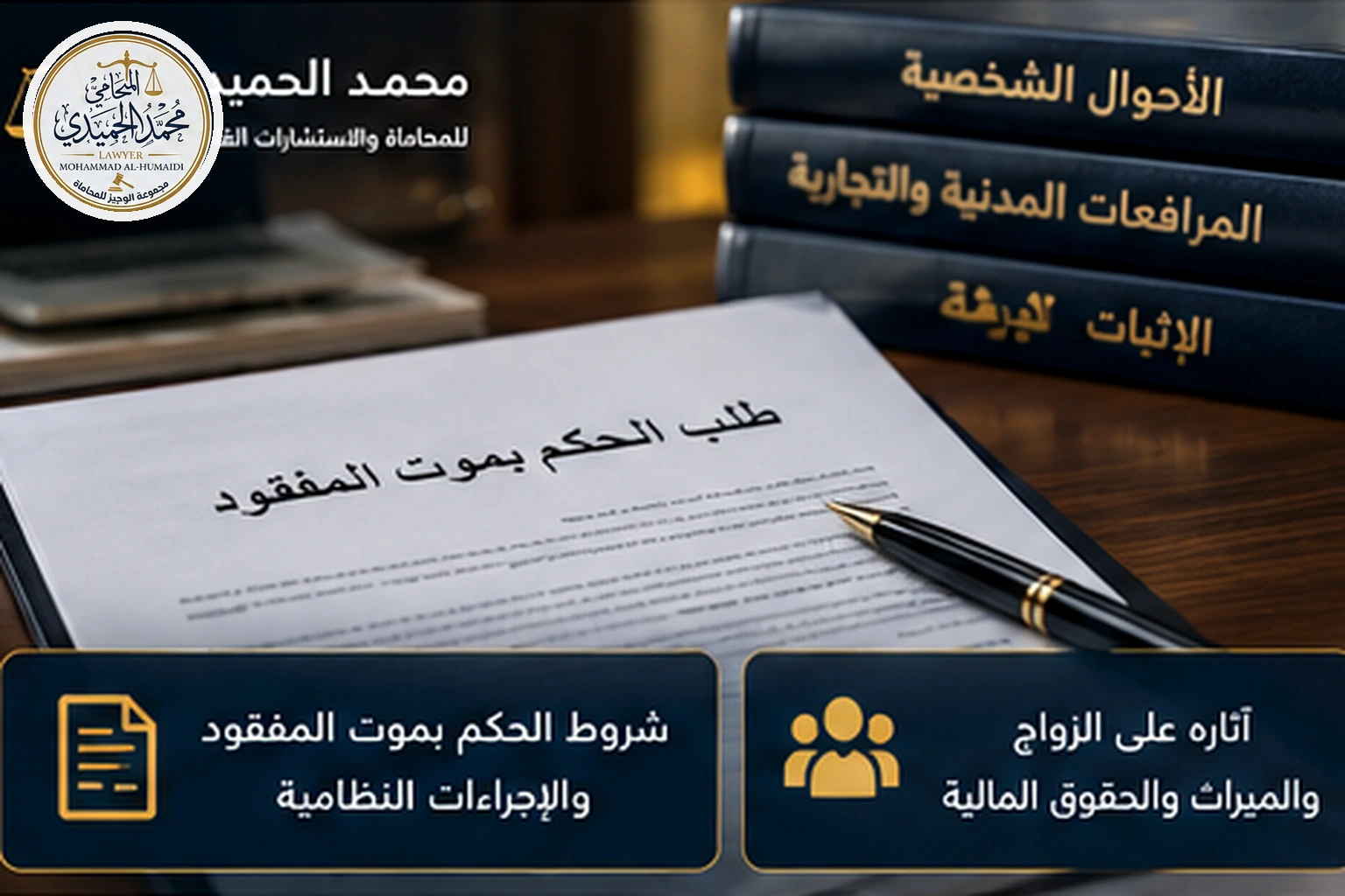 الحكم بموت المفقود في الكويت: الشروط وآثاره على الزواج والميراث 3 شروط الحكم بموت المفقود في الكويت