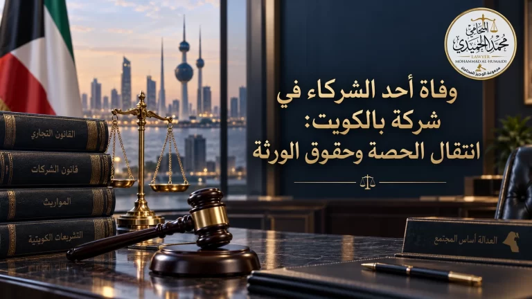 وفاة أحد الشركاء في شركة بالكويت: انتقال الحصة وحقوق الورثة