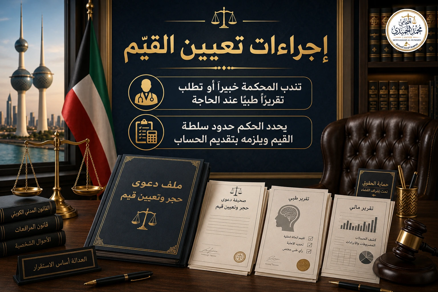 إجراءات تعيين القيّم في الكويت