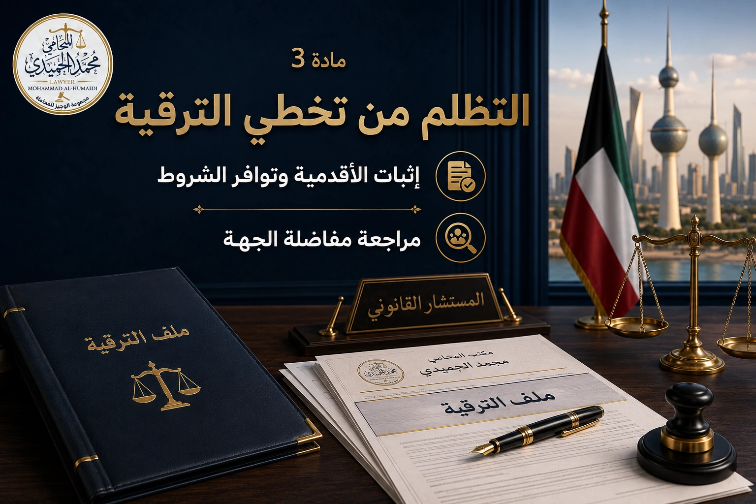 شروط وأسباب دعوى تخطي الترقية في الكويت