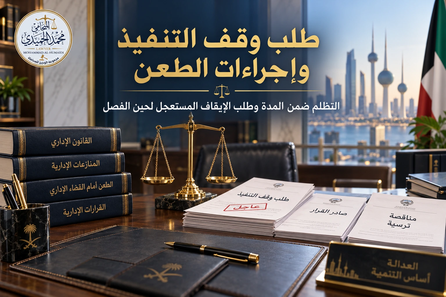 إجراءات الطعن وطلب وقف التنفيذ في المناقصات