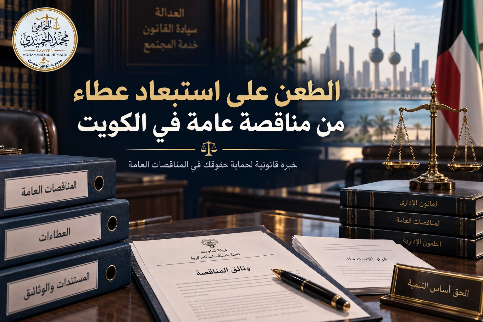 الطعن على استبعاد عطاء من مناقصة عامة في الكويت