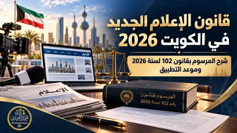 قانون الإعلام الجديد في الكويت 2026 المرسوم بقانون 102 لسنة 2026